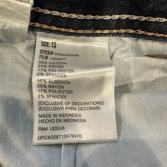 Wallflower Indigo Bootcut Flare Jeans - Picture 9 of 12